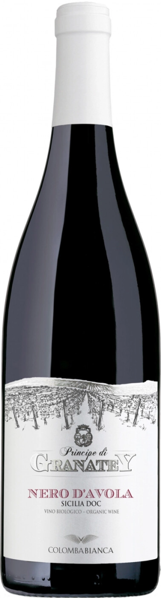 Вино Colomba Bianca Principe di Granatey  Nero d'Avola Sicilia DOC 2022  750 мл