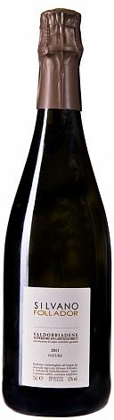 Вино игристое Silvano Follador Prosecco Valdobbiadene Superiore di Cartizze Brut Nature  Сильвано Фолладор Просекко Вальдобьядене Супериоре ди Картице Брют Натюр 2011 750мл
