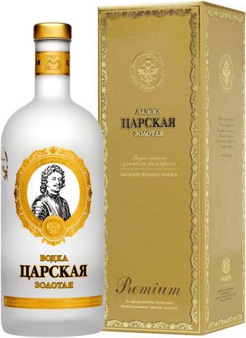 Водка Царская Золотая Кошерная    подарочная упаковка 700 мл