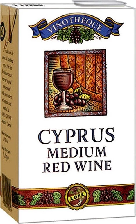 Вино Loel, Vinotheque Cyprus Medium Red, Tetra Pak  1000 мл  12%