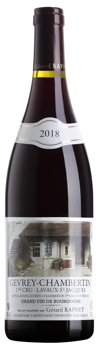 Вино Gérard Raphet Gevrey-Chambertin 1er Cru Lavaut-Saint-Jacques  2023 750 мл 13%