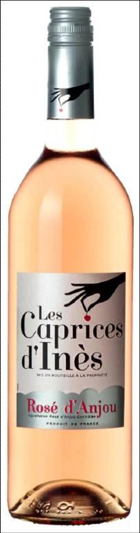 Вино Les Caprices d'Ines Rose d'Anjou AOC Ле Каприс д'Инес Розе д'Анжу  2019  750 мл