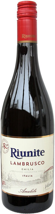 Игристое вино Riunite Lambrusco Rosso Emilia IGT  750 мл