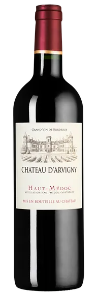 Вино Chateau d'Arvigny Haut-Medoc AOC  2020  750 мл