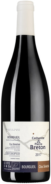 Вино Catherine & Pierre Breton  Bourgueil  Clos Senechal  AOC  2019 750 мл