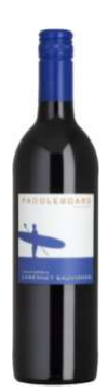 Вино  Kautz Vineyards    Paddleboard Cellars  Cabernet Sauvignon     2020 750 мл