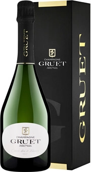 Шампанское Gruet  Cuvee des 3 Blancs Brut Champagne  gift box 750 мл 12 %