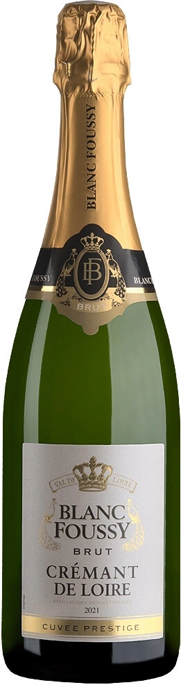 Игристое вино LaCheteau Blanc Foussy Cuvee Prestige Brut Cremant de Loire  2021 750 мл  12%