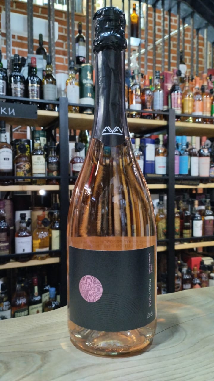 Игристое вино Айя Органик Вайн Эволюшн Пино Нуар Брют Розе 2024  750 мл  