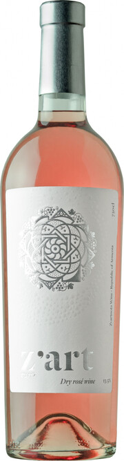 Вино Z'art   Rose  Dry  З'арт  розовое  сухое  2019  750 мл