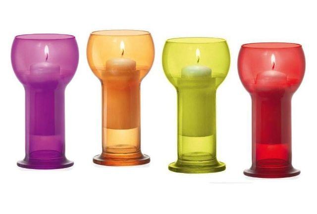 Подсвечники Bormioli Rocco Lucilla Candleholder Multicolor Set of 6 pcs Бормили Рокко Лучилла Подсвечник набор 6 цветов