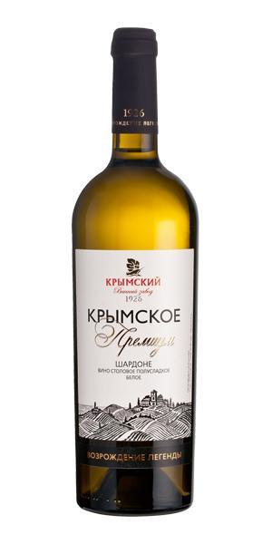 Вино Крымское Премиум» Шардоне, ООО "Крымский винный завод"