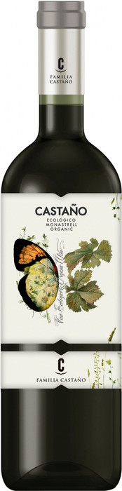 Вино   Castano Ecologico  Monastrell Кастаньо Эколоджико   Монастрель  2019 750 мл