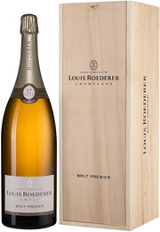 Шампанское Louis Roederer Brut Premier AOC wooden box  2015 3000 мл