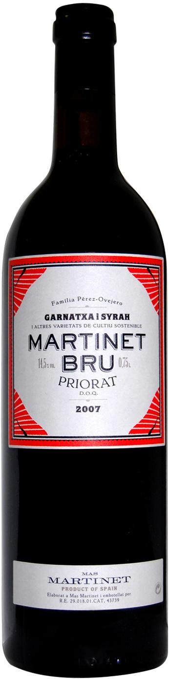 Вино Mas Martinet  Martinet Bru  Priorat DOQ  2022  750 мл