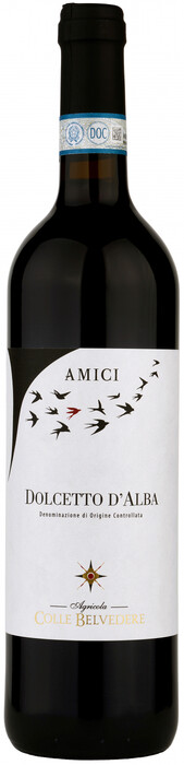 Вино Colle Belvedere  Amici Dolcetto d'Alba  2019   750 мл
