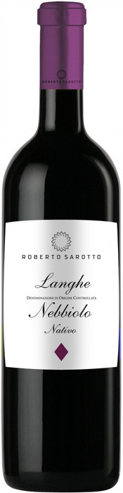 Вино Roberto Sarotto  Nativo Nebbiolo Langhe DOC  Роберто Саротто  Нативо Неббиоло 750 мл