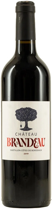 Вино Chateau Brandeau Castillon Cotes de Bordeaux 2019 red dry 750 ml