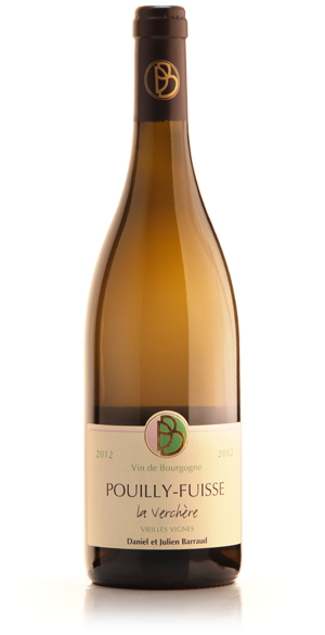 Вино  Daniel & Julien Barraud  Pouilly-Fuisse La Verchere  Vieilles Vigne  Пуйи-Фюиссе Ле Вершер Вьей Винь  белое сухое 2018 750 мл