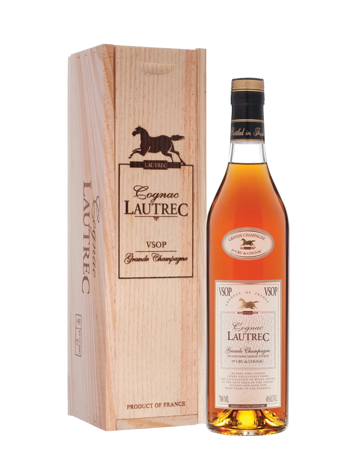 Коньяк  Godet Lautrec Cognac VSOP Grande Champagne Premier Cru gift box 700 мл 40%