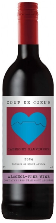 Безалкогольное вино Coup de Coeur Cabernet Sauvignon Alcohol-Free  2024  750 мл