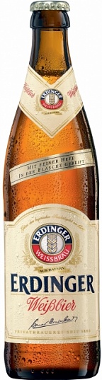 Пиво Erdinger Weissbier Эрдингер пшеничное 500 мл
