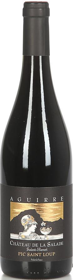 Вино  Chаteau de la Salade AOC Pic Saint Loup Aguirre  Шато де ля Салад Пик Сент Луп Агирр 2014 750 мл