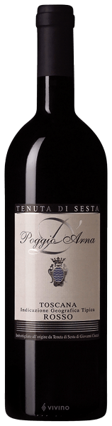 Вино  Tenuta di Sesta   Poggio d'Arna Toscana IGT 2022  750 мл  14,5%