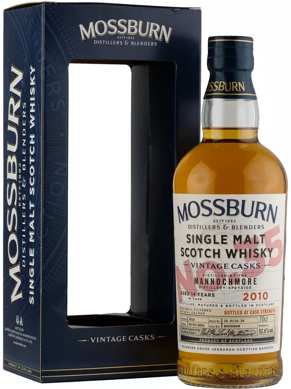 Виски Mossburn Vintage Casks No.35 Mannochmore gift box 2010 700 мл