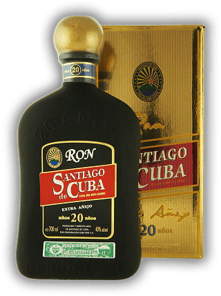 Ром Santiago de Cuba Extra Anejo 20 years old in gift box Сантьяго де Куба Экстра Аньехо 20-летний в подарочной упаковке 700 мл