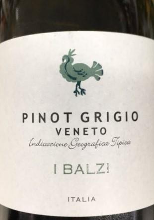 Вино белое полусухое Natale Verga I Balzi Pinot Grigio  Пино Гриджио И Бальци Натале Верга  2016  750 мл