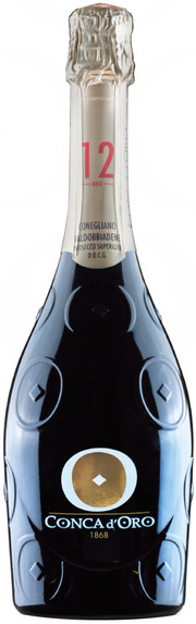 Игристое вино Conca d'Oro  Conegliano Valdobbiadene Prosecco Superiore Brut DOCG  2019  750 мл