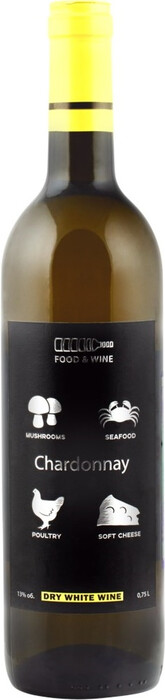 Вино  Food and Wine   Chardonnay   750 мл