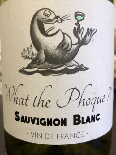 Вино  Loire Proprietes  What The Phoque ?! Sauvignon Blanc  Луар Проприете   Вот Зе Фок ?! Совиньон Блан  2017  750 мл