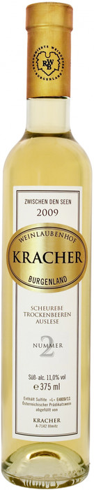 Вино Kracher TBA №2 Scheurebe Zwischen den Seen  Крахер ТВА №2 Шойребе Между озер 2009 375 мл