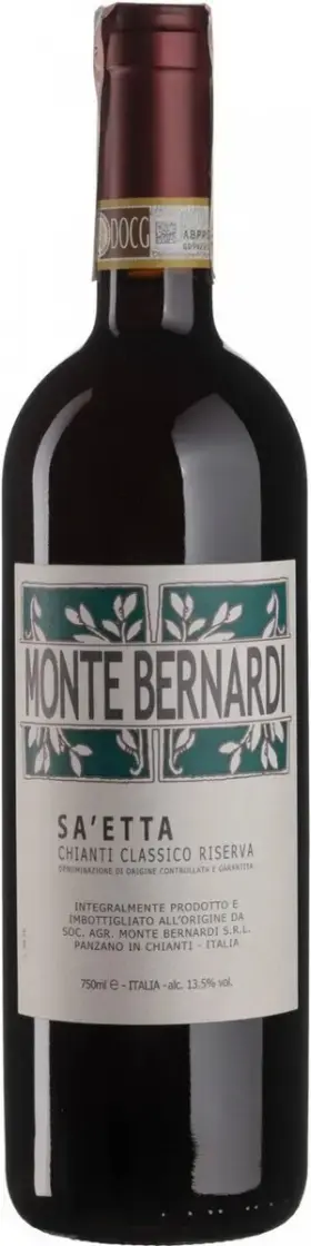 Вино Monte Bernardi Sa Etta Chianti Classico Riserva  2020  750 мл