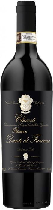 Вино Castellani DANTE ALIGHIERI CHIANTI RISERVA, Кателлани ДАНТЕ АЛИГЬЕРИ КЬЯНТИ РИЗЕРВА кр. сух. 2012