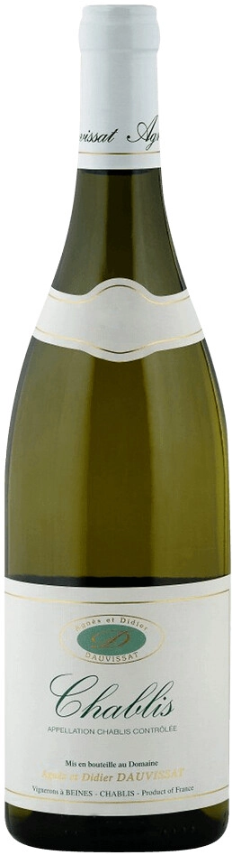Вино Domaine Agnes et Didier Dauvissat Chablis  AOC  2022  750 мл