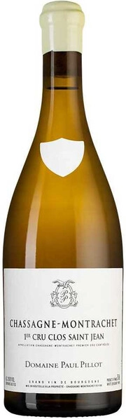 Вино Domaine Paul Pillot  Chassagne-Montrachet 1-er Cru Clos Saint Jean  AOC Blanc white  2022  750 мл