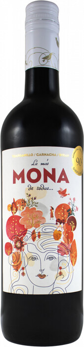 Вино Paniza  La Mas Mona de Todas Tempranillo-Garnacha-Syrah  Ла Мас Мона де Тодас  Темпранильо-Гарнача-Сира 2017 750 мл