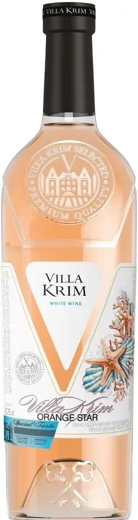 Вино Вилла Крым Оранж Стар  750 мл