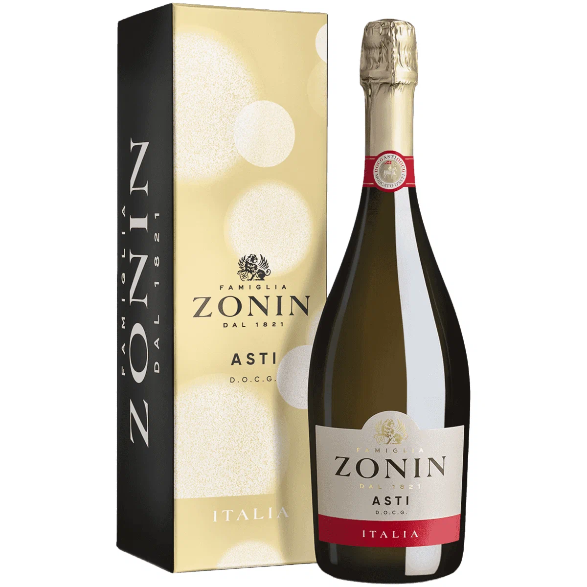 Игристое вино Zonin  Asti   gift box  750 мл 7%