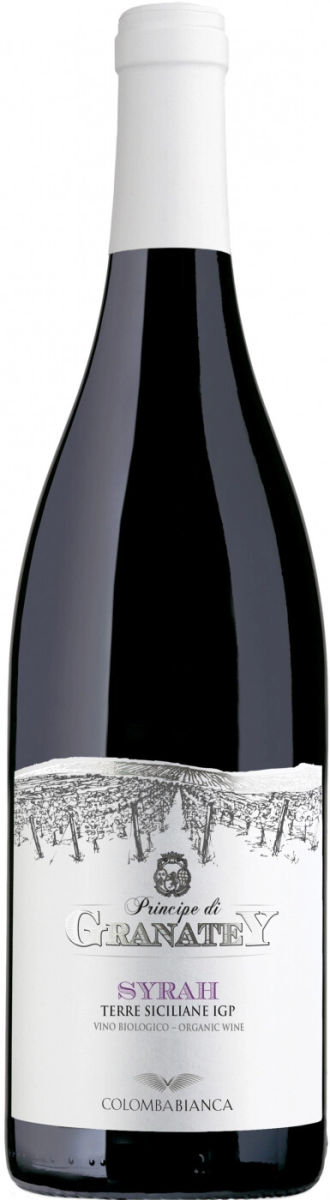 Вино Colomba Bianca Principe di Granatey Syrah Terre Siciliane IGP  2022  750 мл