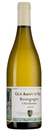 Вино Domaine Amiot Guy et Fils Bourgogne Chardonnay     2020 750 мл  13,5%