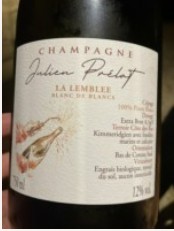 Вино игристое  Julien Prelat La Lemblee Blanc de Blancs 2017 750 мл 12%