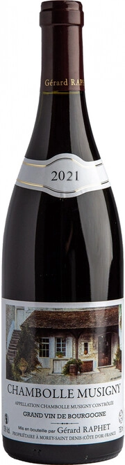 Вино Gérard Raphet Chambolle-Musigny  2021  750 мл 13%