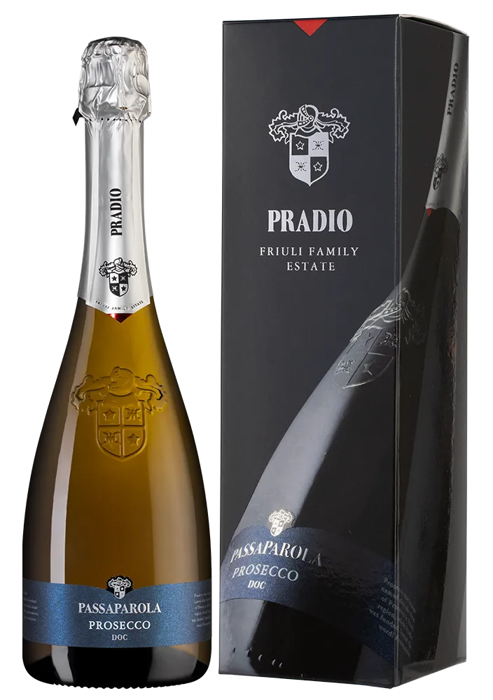 Игристое вино Pradio Prosecco Passaparola gift box  750 мл