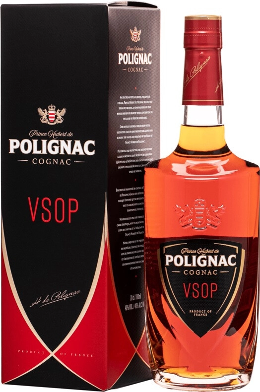 Коньяк Prince Hubert de Polignac  VSOP в п/у 700 мл 40%