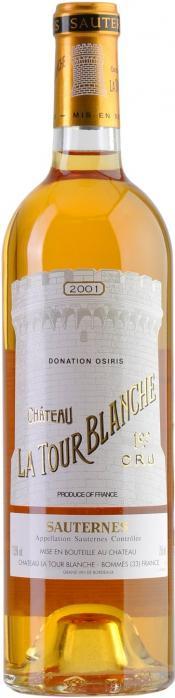 Вино Chateau La Tour Blanche Sauternes AOC Шато Ля Тур Бланш 2001 750 мл