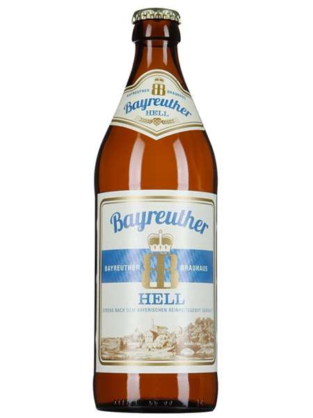 Пиво Bayreuther Hell Байройтер Хелль стекло 500 мл